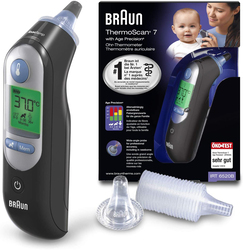 Braun ThermoScan 7 with Age Precision, IRT6520B, Black