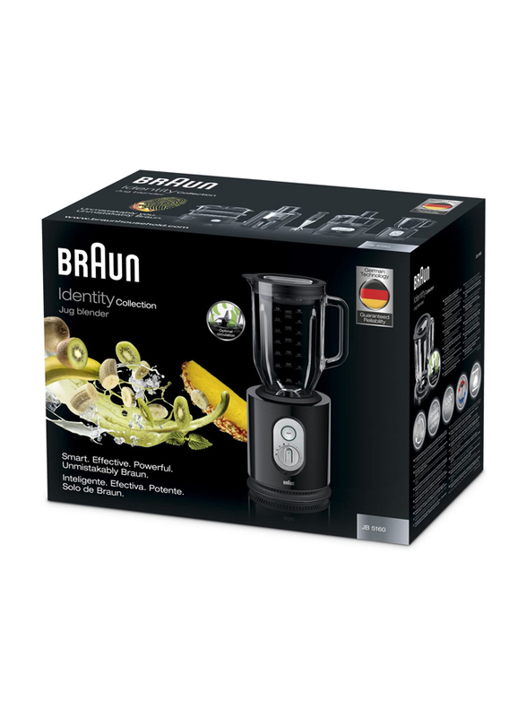 Braun Identity Collection Jug Blender, 1000W, JB 5160, Black