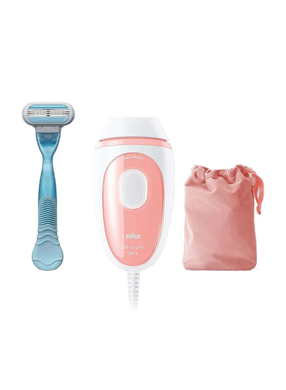 

Braun Silk Expert Mini IPL Hair Removal System, PL1014, Pink/White