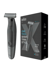 Braun Series-X Wet & Dry All-in-One Tool with 5 Attachments, XT5100, Black/Silver