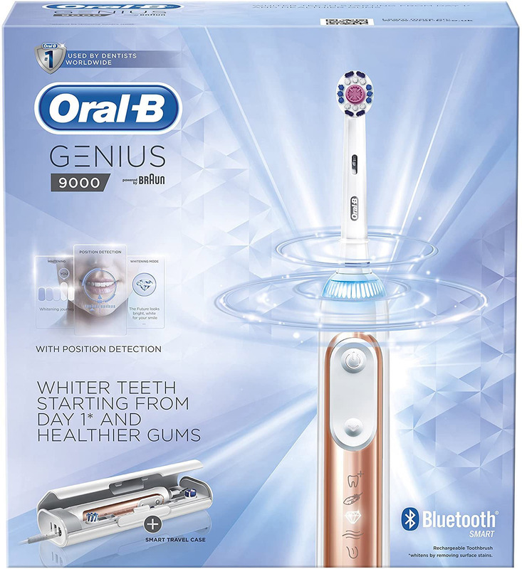 Oral B Genius 9000 Electric Toothbrush, Rose Gold