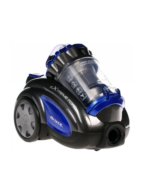 Ariete 2200W Cylinder Vacuum Cleaner, 2.5L, Extreme Force 2733/9, Blue/Black