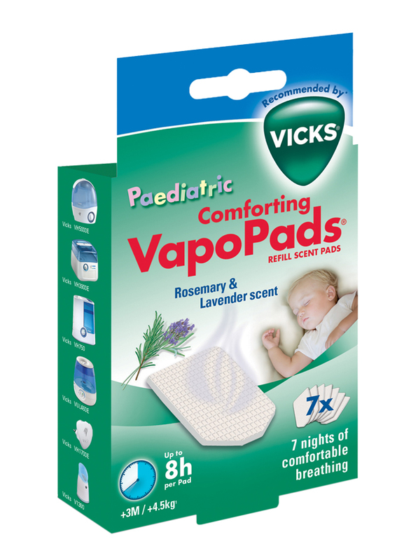 Vicks Comforting VapoPads Rosemary & Lavender Vaporiser, VBR7EV1