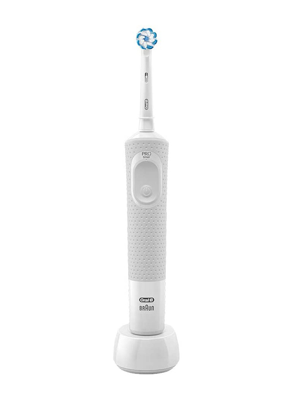 Oral B Vitality-100 Cross Action Rechargeable Electric Toothbrush, White