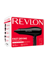 Revlon Fast Drying Hair Dryer, 2000W, RVDR5280, Black