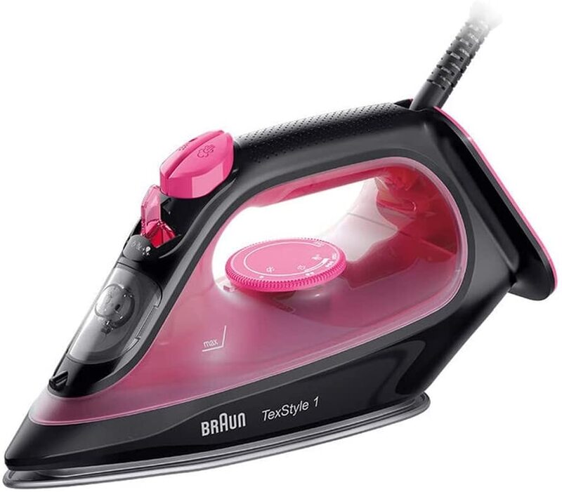 Braun TexStyle 1 Steam Iron, 2000W, SI1070, Purple