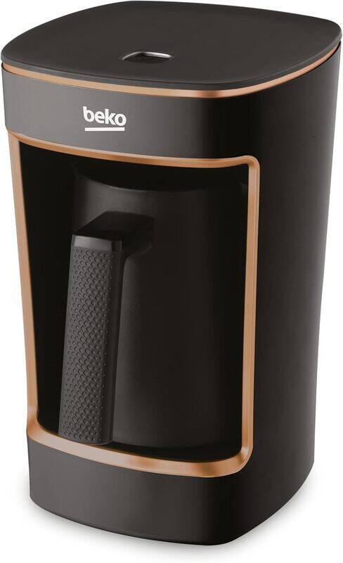 

Beko Turkish Coffee Machine, 580W, CookSense2 Technology, One-Touch system, Audio and light warning, Anti Spil, 5 Cups - TKM2941BC