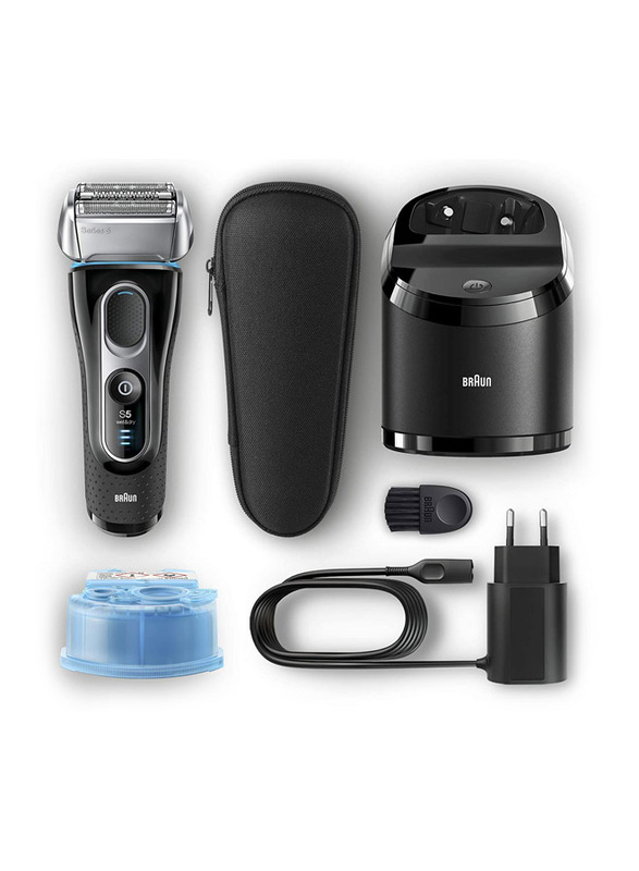 Braun Series 5 Electric Shaver, 5195CC, Black/Blue