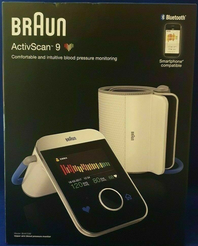 Braun Activscan 9 Blood Pressure Monitor Upper Arm, BUA7200, White