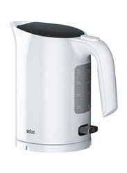 Braun 1.7L Breakfast Water Kettle, 2200W, WK1100, White