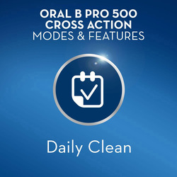 Oral B Professional Care 500 Electric Toothbrush, Blue/White