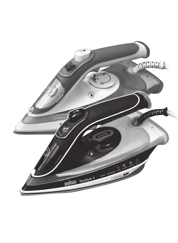 

Braun TexStyle 3 Steam Iron, 2400W, SI3055, Black/Grey