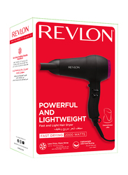 Revlon Fast & Light Hair Dryer, 2000W, RVDR5823, Black