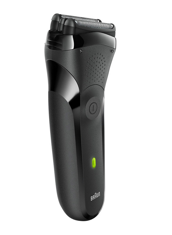Braun Series 3 Rechargeable Electric Shaver, 300s, Black