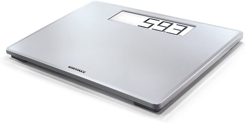 Soehnle Style Sense Safe Electronic Bathroom Scale, 200 Scale, 63866, Silver