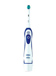 Oral B Expert Precision Clean Battery Toothbrush with Battery, Blue/White