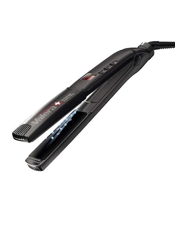 Valera Swiss'x Agility Professional Hair Straightening, Black