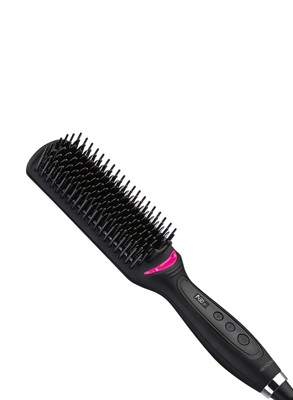 Revlon One Step Straight & Shine Hot Ionic Brush, RVST2168, Black