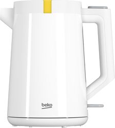 Beko Electric Kettle 1.7L, 2200W, LED warning, Heat storage function, Dry-boil Protection, 360 degree rotating base, Water level indicator, Auto Shut-off. - WKM4215W