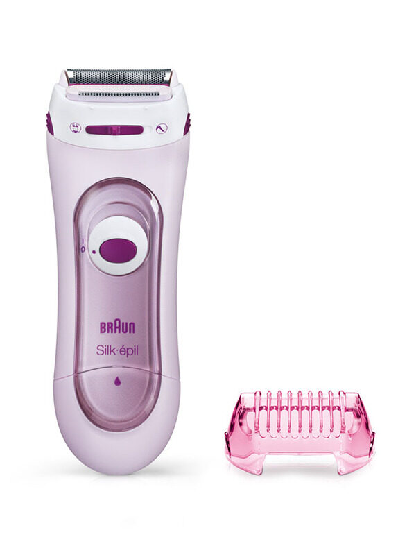 

Braun Silk-epil LS 5103 Lady Shaver Grocery Pack with 1 Extra Trimmer Cap, 2 Pieces, Pink