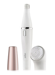 Braun FaceSpa 851 3-in-1 Facial Epilating, Cleansing & Vitalization System with 5 Extras