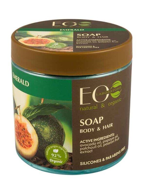 

EO Laboratorie Organic Emerald Soap for Body & Hair Freshness & Shine, 450ml