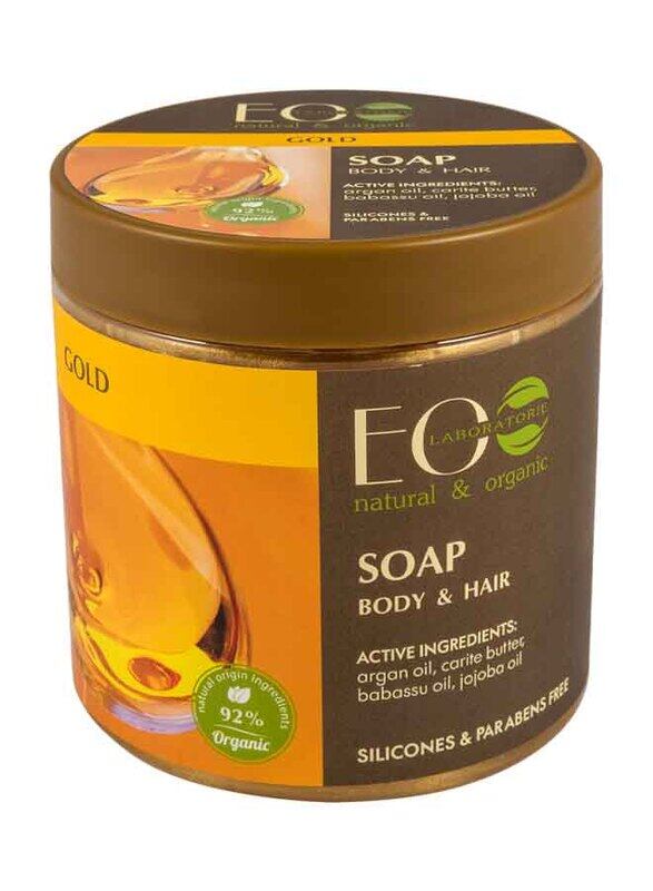 

EO Laboratorie Organic Argan Oil Gold Soap for Body & Hair Moisturizing, 450ml