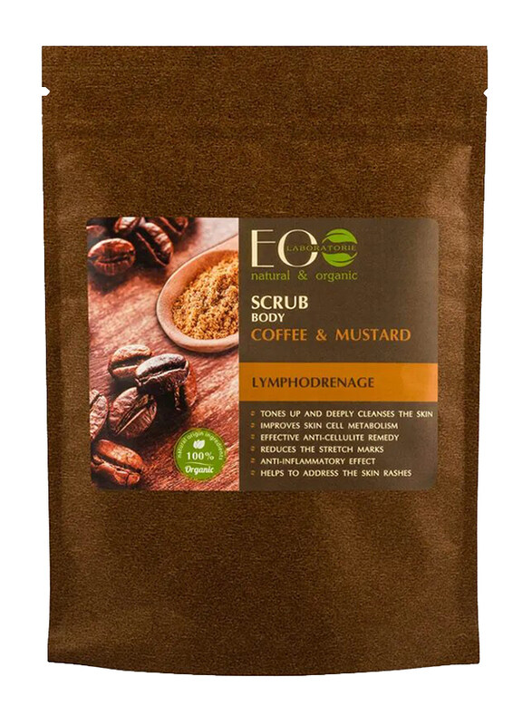 

EO Laboratorie Organic Coffee & Mustard Anticellulite Body Scrub, 200gm