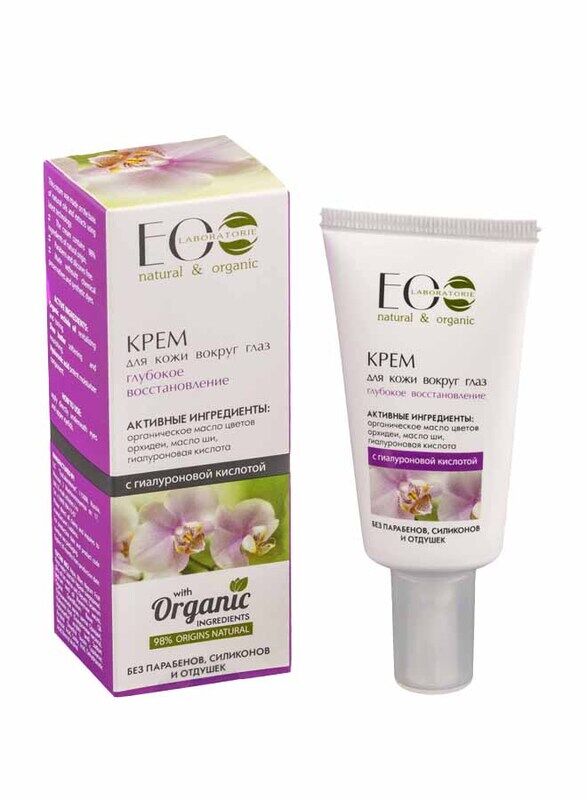 

EO Laboratorie Organic Deep Restore Eye Care Cream with Hyaluronic Acid, 30ml