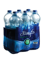 Crystal Low Sodium Bottled Drinking Water, 6 Bottle x 1.5 Liters