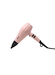 Babyliss Hair Dryer with Advanced Ionic Frizz Control and 3 Heat 2 Speed Settings, 2200W, 5337PRSDE, Rose Blush