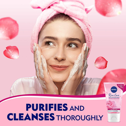 Nivea Micellar Rose Care Organic Rose Water Face Wash, 150ml