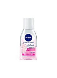 Nivea Natural Fairness Pearl Extracts & Vitamin C Eye Makeup Remover, 125ml, Pink