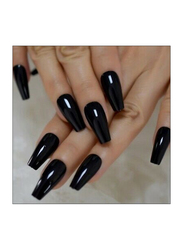 DIY Glams Glossy Press-On False Nails, Black