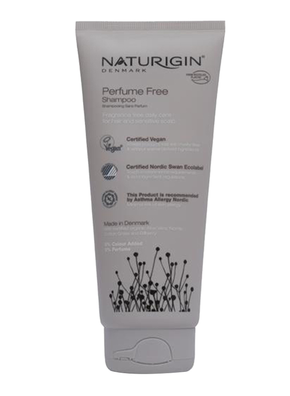 Naturigin Perfume Free Shampoo for Sensitive Scalps, 200gm