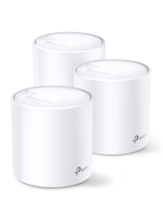 TP-Link Deco X20 Whole Home Mesh Wi-Fi 6 System, 3 Pieces, AX1800, White