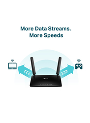 TP-Link Archer MR600 V2 4G+ Cat6 Wireless Dual Band Gigabit Router, AC1200, Black