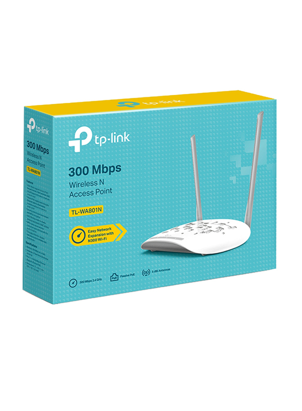 TP-Link TL-WA801N 300Mbps Wireless N Access Point, White