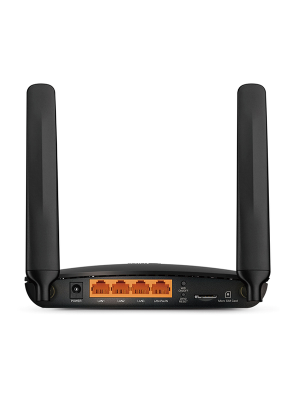 TP-Link Archer MR400 V4 Wireless Dual Band 4G LTE Router, AC1200, Black