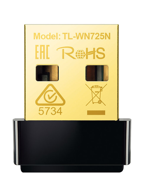 TP-Link TL-WN725N V3 150Mbps Wireless N Nano USB Adapter, Black