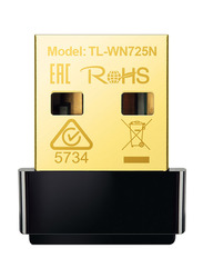 TP-Link TL-WN725N V3 150Mbps Wireless N Nano USB Adapter, Black