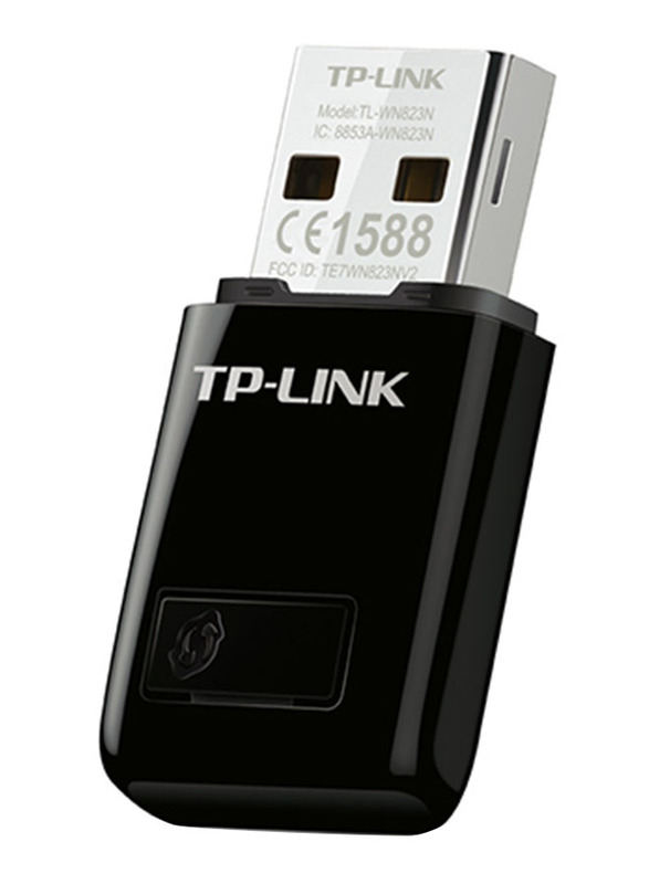 TP-Link TL-WN823N 300Mbps Mini Wireless N USB Adapter, Black