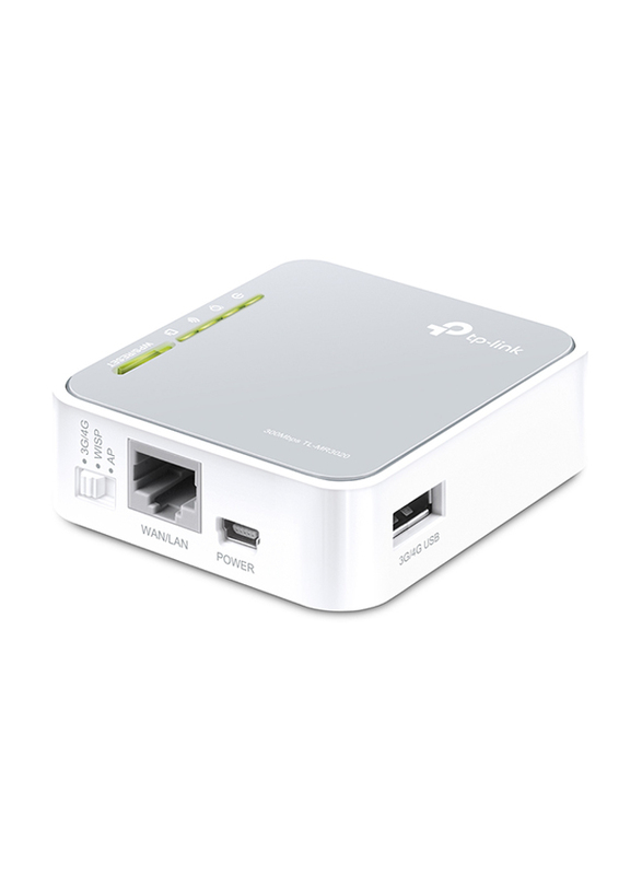 TP-Link TL-MR3020 Portable 3G/4G Wireless N Router, White