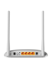 TP-Link TD-W8961N V3 300Mbps Wireless N ADSL2+ Modem Router, White