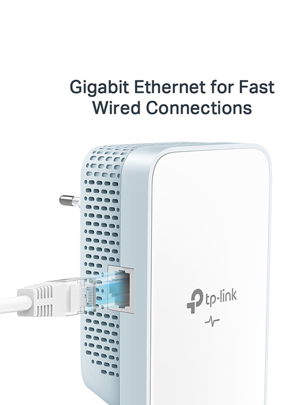 TP-Link TL-WPA7517 AV1000 Gigabit Powerline AC Wi-Fi Kit, White