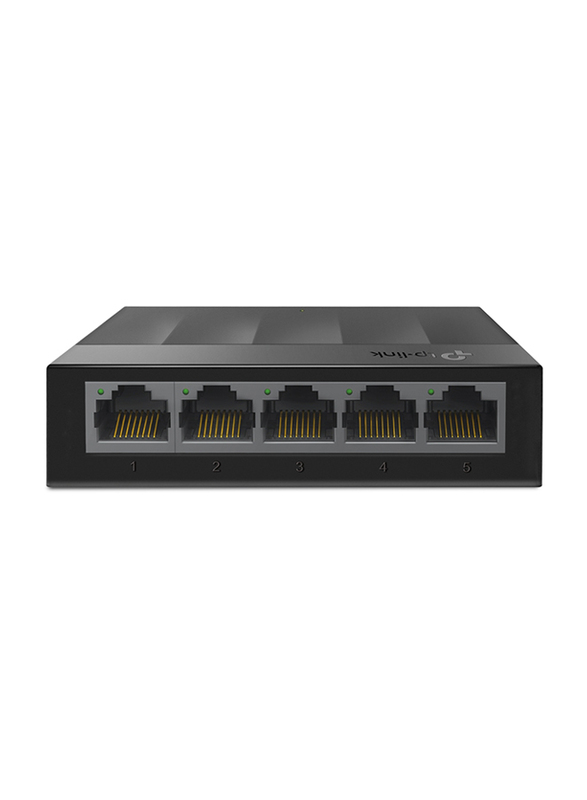 TP-Link LS1005G 5-Port 10/100/1000Mbps Desktop Switch, Black