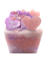Heart Melt Candles Rose Scented Happy Hearts Pillar Candle, 5 x 4 inch, Pink
