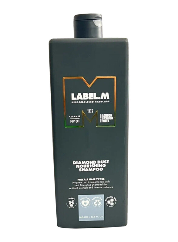 

Label.M Diamond Dust Nourishing Shampoo for All Hair Type, 1000ml