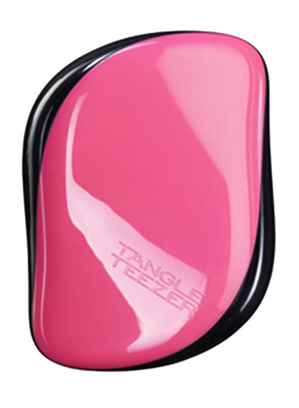 Tangle Teezer Compact Styler Hair Brush for All Hair Types, Pink Sizzle, 1 Piece