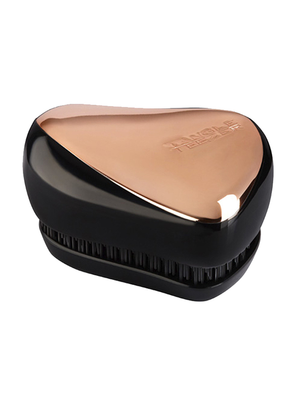 Tangle Teezer Compact Hair Brush, Black/Rose Gold, 1 Piece